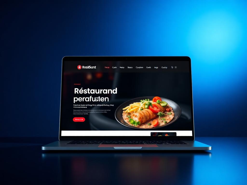 Interface concept for Casa Verde Kitchen, a hospitality website